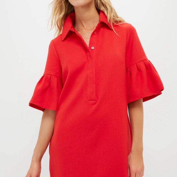 Tuckernuck Dresses & Skirts - Tuckernuck Red Crepe Massey Dress M